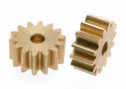 Scaleauto, Motorritzel Messing, 14z (8,25mm), 2 Stk.
