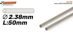 Scaleauto, Achse Ø2,38 x 50mm, 2 Stk., SC-1210