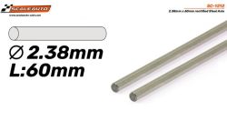Scaleauto, Achse Ø2,38 x 60mm, 2 Stk., SC-1212