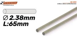 Scaleauto, Achse Ø2,38 x 65mm, 2 Stk., SC-1213