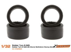 Scaleauto, Racing-Slick (25 Shore), 19x10.5mm, 4 Stk.