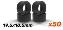 Scaleauto, Reifen Ø19.5x10.5mm (25 Sh), 50 Stk., 4761AS25BP
