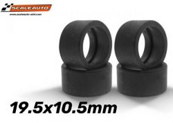 Scaleauto, Reifen 19.5x10.5mm, 4 Stk., 25 Shore,SC-4761AS25