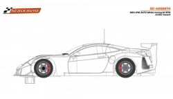 Scaleauto 1/32, HSV-10, White Kit, mit RT4 Chassis