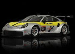 Scaleauto 1/32, Porsche 991.2 GT3 RSR, Silver/Yellow