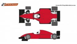Scaleauto 1/32, Formula 90-97, rot, Low Nose
