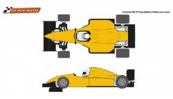 Scaleauto 1/32, Formula 90-97, gelb, Low Nose