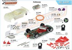 Scaleauto 1/32, Callaway GT3, Nr.13, GT Masters, SC-6437R