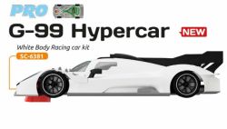 Scaleauto 1/32, G-99 Hypercar, Bausatz 'White Kit', SC-6381