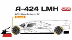 Scaleauto 1/32, A-424 Hypercar, Bausatz 'White Kit', SC-6417