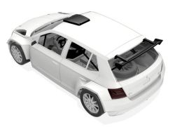 Scaleauto 1/32, Skoda Fabia R5, Bausatz White Kit, SC-6440