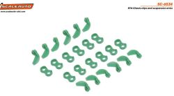 Scaleauto, RT4 Chassis-Clips + Federungsarme, SC-6534