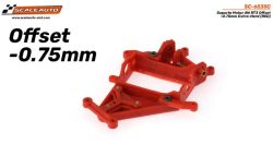 Scaleauto, Motorhalter RT-3 AW (extra hart), Offset -0.75mm