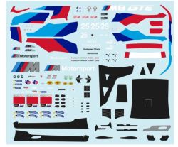 Scaleauto 1/24, M8 GTLM, Karosserie-Bausatz mit Decals