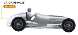 Scaleauto 1/24, MB W125, Bausatz 'White Kit', SC-7143