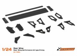 Scaleauto 1/24, Spoilerset Carbon Universal, 78,5 x 13,5 mm