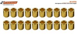 Scaleauto, Achsdistanzen 5mm, Messing, 20 Stk., SC-8111A