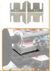 Scaleauto, Achsträgerdistanz vorne u.hinten (0,1mm), 8 Stk