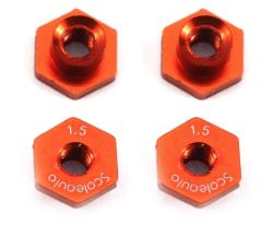 Scaleauto 1/24, T-Hülsen M2 (Höhe: 1.5mm), 4 Stk., SC-8170G