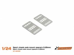 Scaleauto, Achstrgerdistanzen 0,25mm fr Chassis 'Sport'