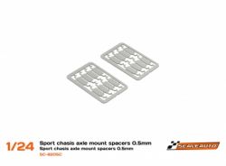 Scaleauto, Achstrgerdistanzen 0,5mm fr Chassis 'Sport'