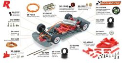 Scaleauto 1/32, AM DBR-9, Bausatz White Kit, SC-A37M01