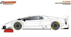 Scaleauto 1/32, LMB Murcielago, Bausatz White Kit, SC-A38M01