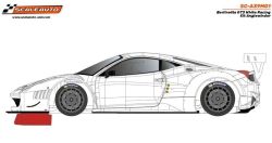 Scaleauto 1/32, Berlinetta GT3, Bausatz White Kit, SC-A39M01