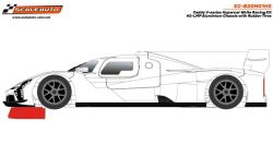 Scaleauto 1/24, Caddy V-Series, 'White Kit', SC-B20M01HS