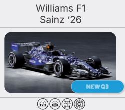 SCX 1/32, Williams F1, Sainz '26, U10625