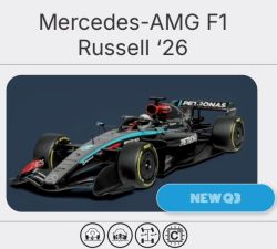 SCX 1/32, Mercedes-AMG F1, Russell '26, U10626