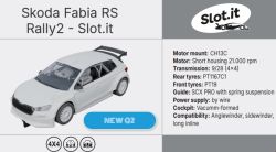 SCX 1/32, Skoda Fabia Rally2, Pro High Performance, U10637