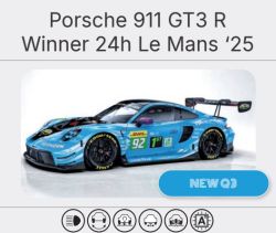 SCX 1/32, Porsche 911 GT3 R, Sieger Le Mans 2025, U10638
