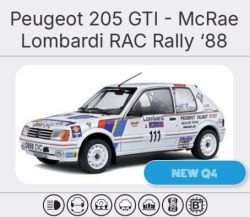 SCX 1/32, Peugeot 205 GTI, RAC Rally '88, U10650