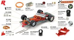 Scaleauto 1/32, Porsche 911 RS 1973, 'White Kit', SC-6203