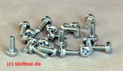 Slotdevil, Zylinderschraube M2,5 x 6 mm, 30 Stk.