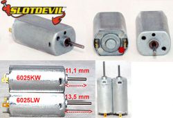 Slotdevil, Minimotor 6025LW, (25.000 U/min), 1 Stk.