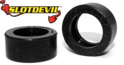 Slotdevil, Synthetik Reifen 35 Shore (soft) 22x10mm, 2 Stk.