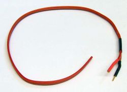 Slotdevil, Silikonkabel 30 cm, mit Goldstecker/Buchse 0,8 mm