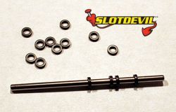 Slotdevil, Achsdistanzen (1mm) fr Achsen 2,38mm, 10 Stk.