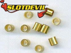 Slotdevil, Achsdistanz 4mm, fr 3mm, Messing, 10 Stk.