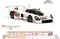 Slot.it 1/32, Toyota 88C, Nr.98, Daytona 1989