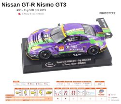 Slot.it 1/32, Nissan GT-R Nismo GT3, Nr.33, Fuji 2019, CA49C