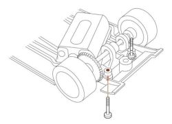 Slot.it, M2.2 x 5.3mm, Schrauben für Federung, 4 Stk., CH132