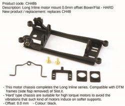 Slot.it, Motorhalter Offset 0.0mm, 'Flat' Inliner, 1 Stk.