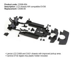 Slot.it, Chassis EVO-6 fr Lancia LC2 (84/85), 1 Stk.