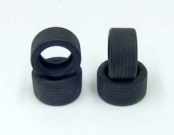 Slot.it, Reifensatz C1 'Classic', 19,5x10+20x10,5mm, 4 Stk.