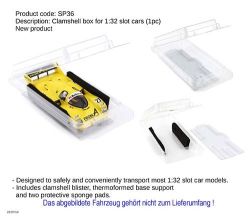 Slot.it, Aufbewahrung fr Fahrzeuge 1:32, SP36