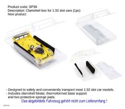 Slot.it, Aufbewahrungsbox (Plastik) fr Fahrzeuge 1/32