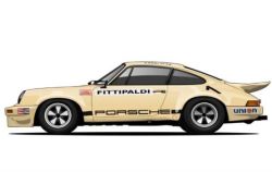 Slotwings 1/32, Porsche 911, Nr.1, Race of Champions 1973